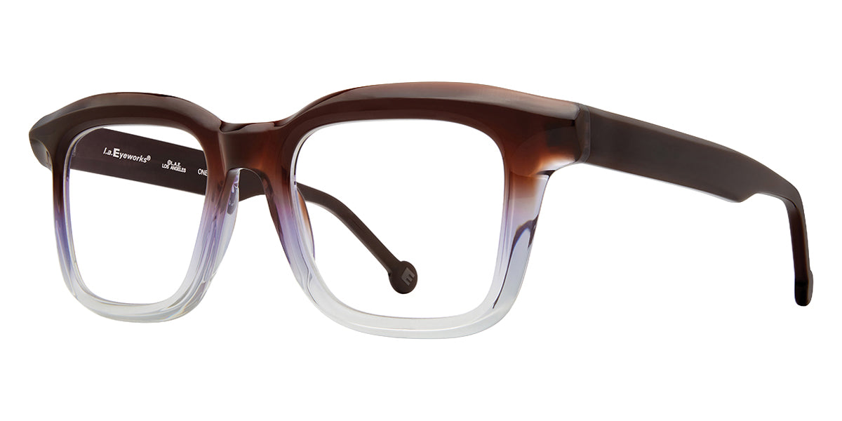 メガネ・老眼鏡 l.a Eyeworks ZIP made in italy L.A.Eyeworks® LONZO Full Rim Eyeglasses for Unisex - Eurooptica
