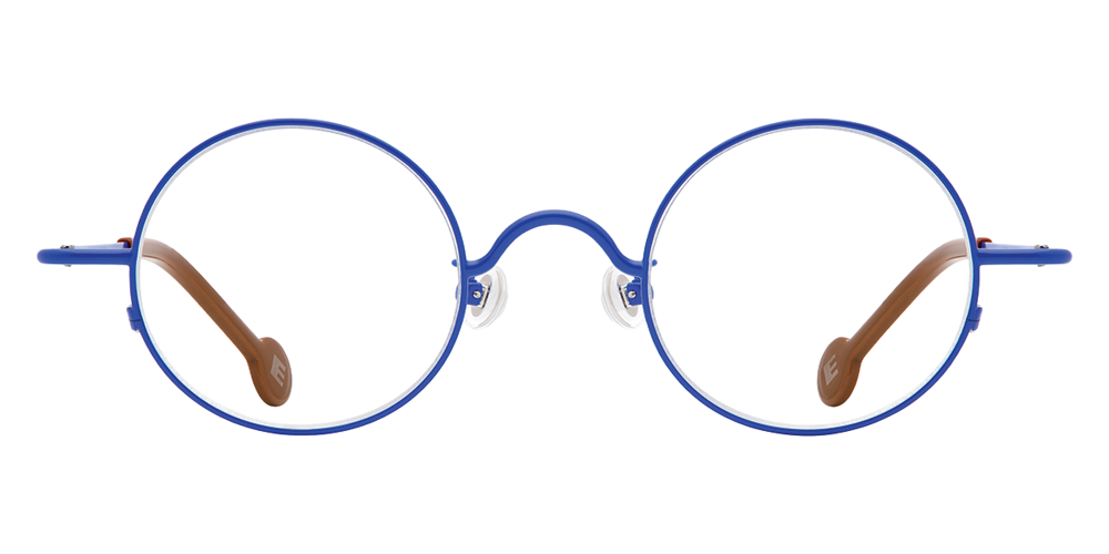 L.A. Eyeworks® Button Round Eyeglasses - 416 BIC Blue