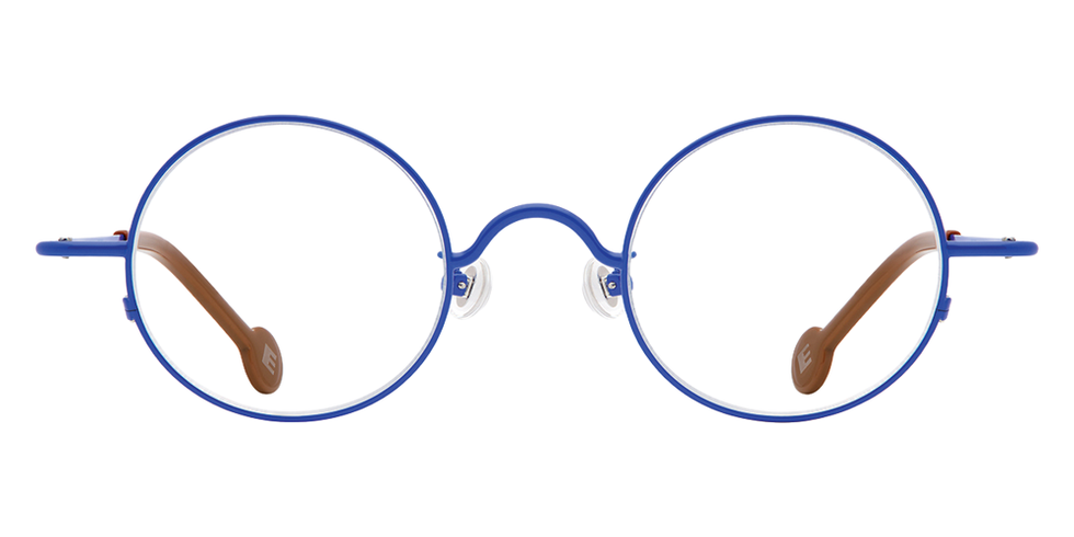 L.A. Eyeworks® Button Round Eyeglasses - 416 BIC Blue
