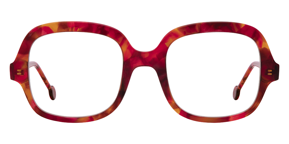 L.A. Eyeworks® Carmel Square Eyeglasses - 9216 Aperol Spitz