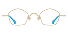 L.A. Eyeworks® Casoni Geometric Eyeglasses - 421 Shiny Gold