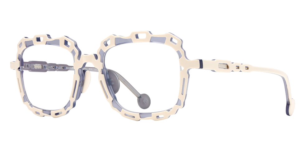 L.A. Eyeworks® Catena Square Eyeglasses - 124 Fog Bone