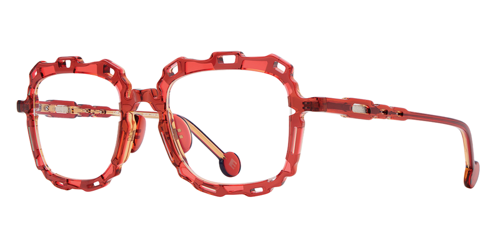 L.A. Eyeworks® Catena Square Eyeglasses - 735 Sinopia