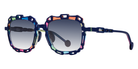 L.A. Eyeworks® Catena Sun Square Sunglasses - 632 Chromaroma