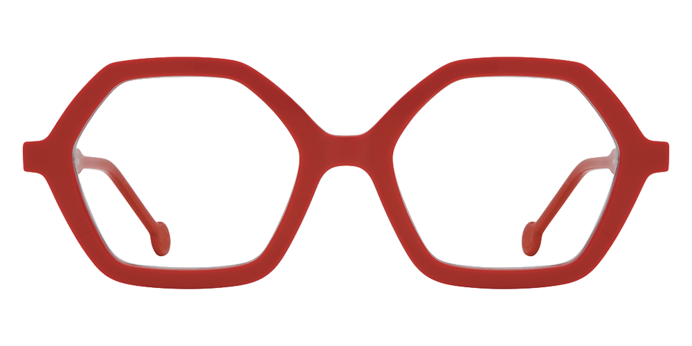 L.A. Eyeworks® Crumpet Geometric Eyeglasses - 1002 Masala