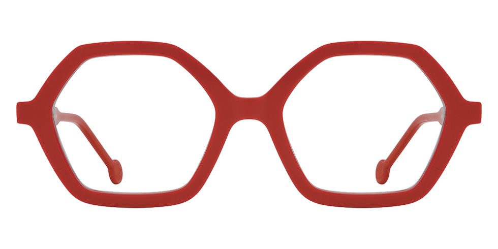 L.A. Eyeworks® Crumpet Geometric Eyeglasses - 1002 Masala