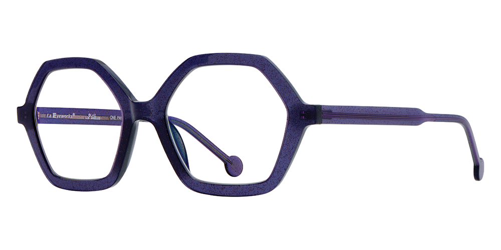 L.A. Eyeworks® Crumpet Geometric Eyeglasses - 138 Asteroid