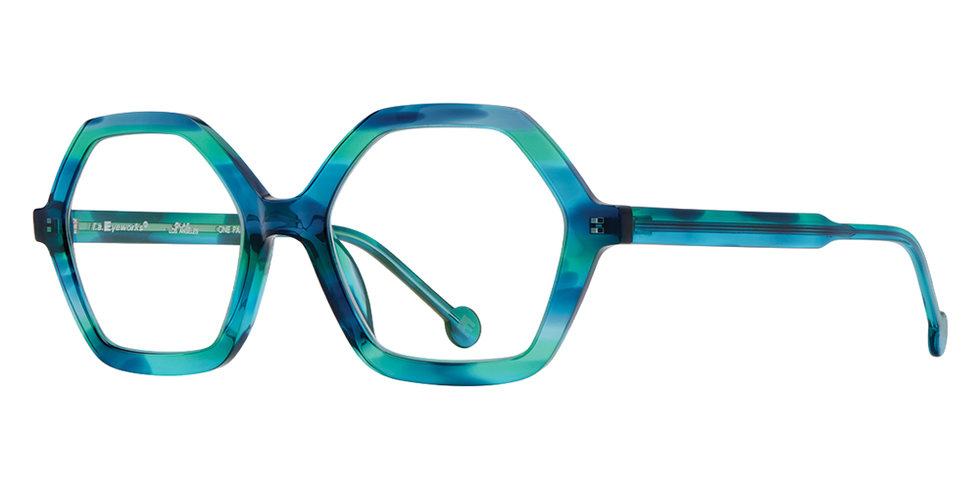 L.A. Eyeworks® Crumpet Geometric Eyeglasses - 920 Auronzo