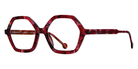 L.A. Eyeworks® Crumpet Geometric Eyeglasses - 948 Cherry Mash