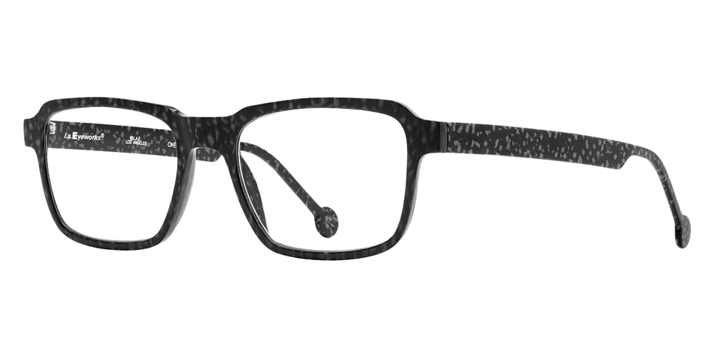 L.A. Eyeworks® Dan Rectangle Eyeglasses - 9611 Cracked Pepper