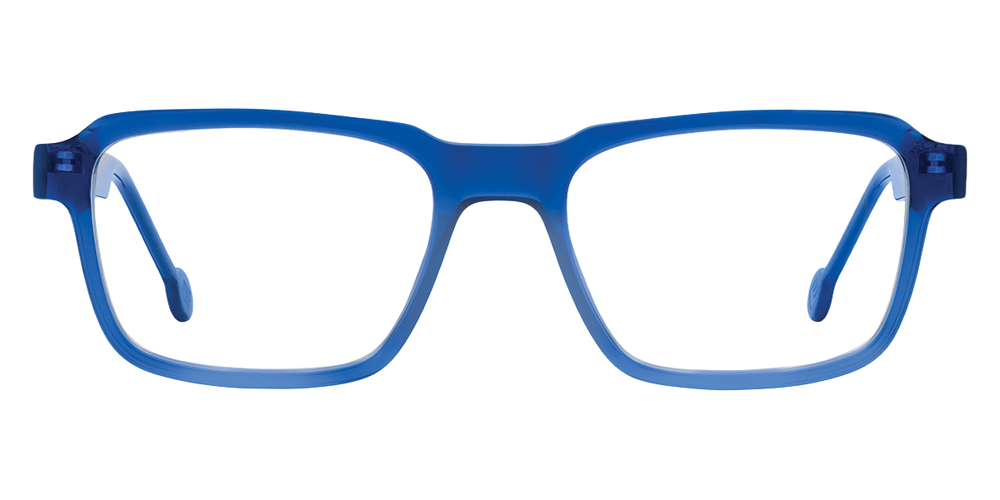 L.A. Eyeworks® Dan Rectangle Eyeglasses - 963 Buzz Blue