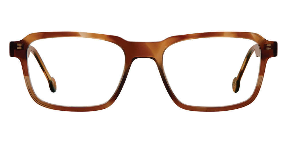L.A. Eyeworks® Dan Rectangle Eyeglasses - 997 Cozy Havana