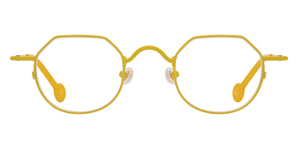 L.A. Eyeworks® Dink Geometric Eyeglasses - 456 Yello