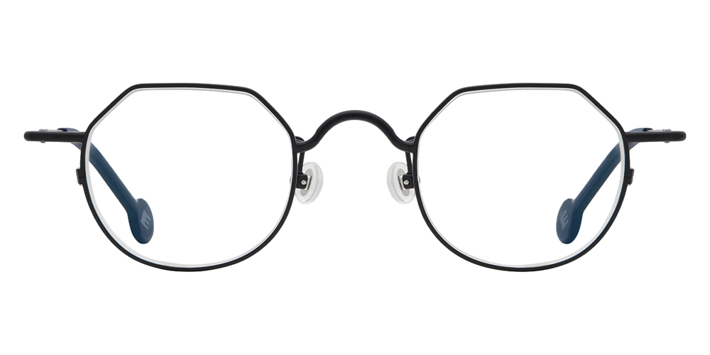 L.A. Eyeworks® Dink Geometric Eyeglasses - 542 Black Velvet