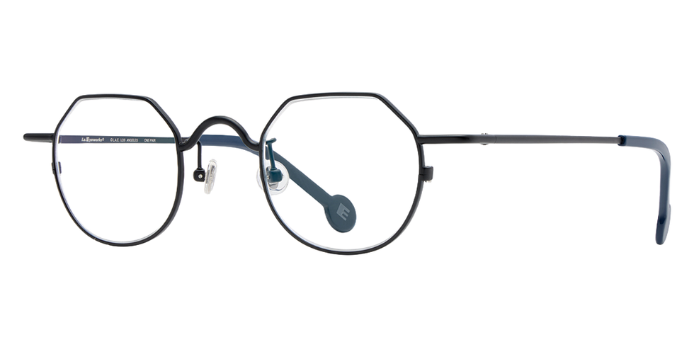 L.A. Eyeworks® Dink Geometric Eyeglasses - 542 Black Velvet