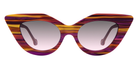 L.A. Eyeworks® Hellcat Cat-Eye Sunglasses - 623 Honeycreeper