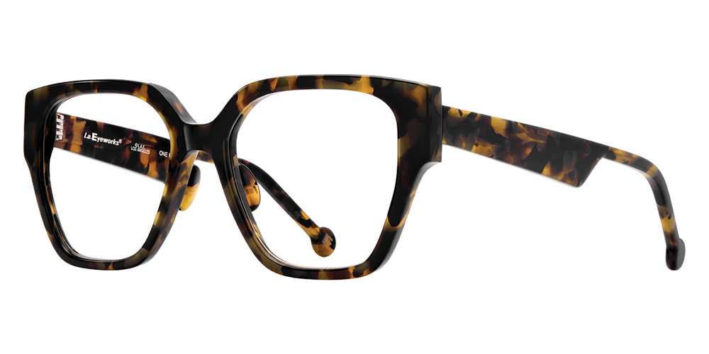 L.A. Eyeworks® Pacoima Square Eyeglasses - 174 Beauty Mark