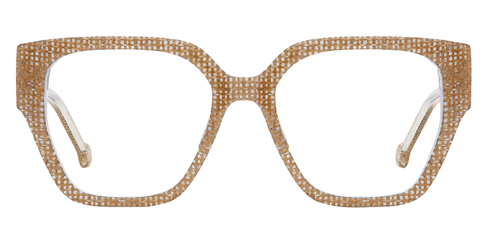 L.A. Eyeworks® Pacoima Square Eyeglasses - 628 Burlap Dance