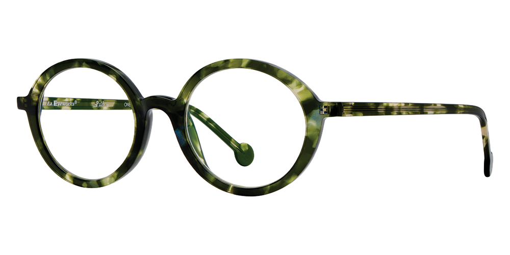 L.A. Eyeworks® Sakari Round Eyeglasses - 1006 Pond Scum