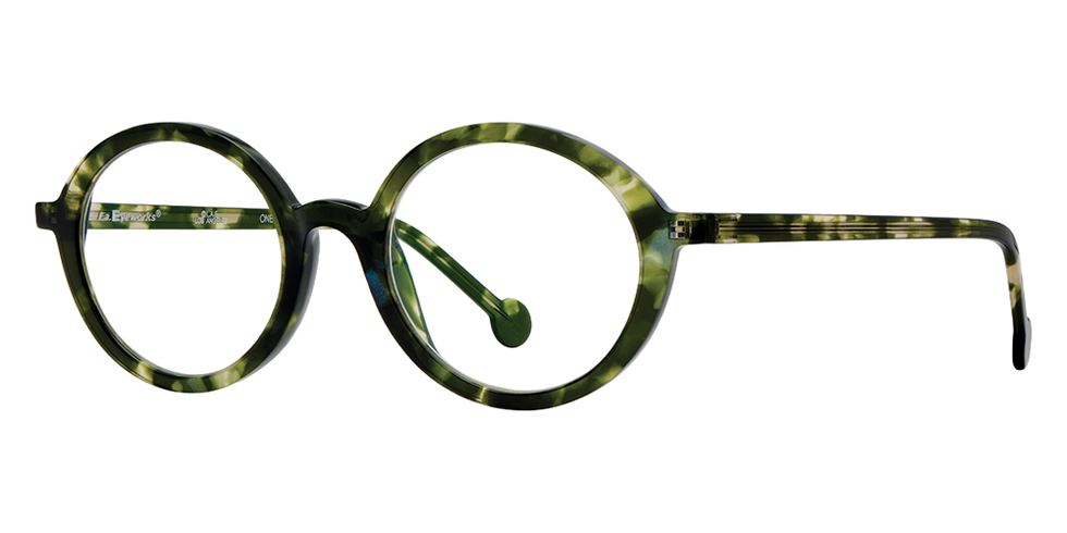 L.A. Eyeworks® Sakari Round Eyeglasses - 1006 Pond Scum