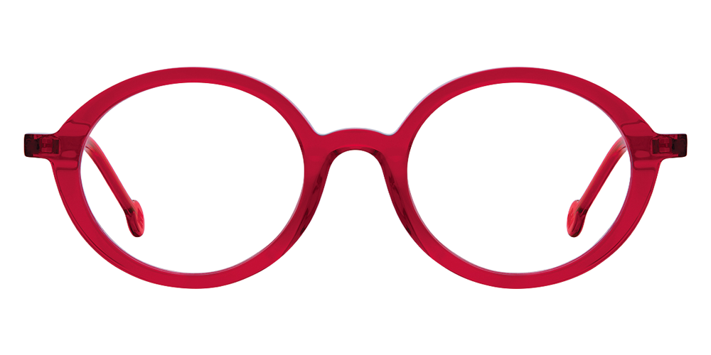L.A. Eyeworks® Sakari Round Eyeglasses - 386 Mercurochrome