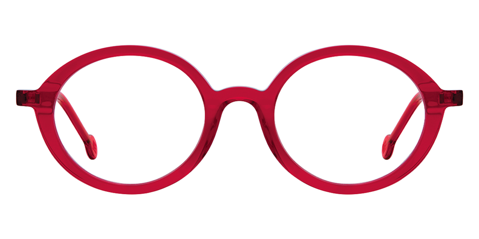 L.A. Eyeworks® Sakari Round Eyeglasses - 386 Mercurochrome