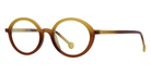 L.A. Eyeworks® Sakari Round Eyeglasses - 974 Gamboge