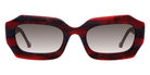 L.A. Eyeworks® Swami Geometric Sunglasses - 754 Red Boa