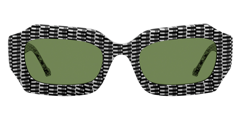 L.A. Eyeworks® Swami Geometric Sunglasses - 9621 Test Pattern