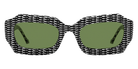 L.A. Eyeworks® Swami Geometric Sunglasses - 9621 Test Pattern