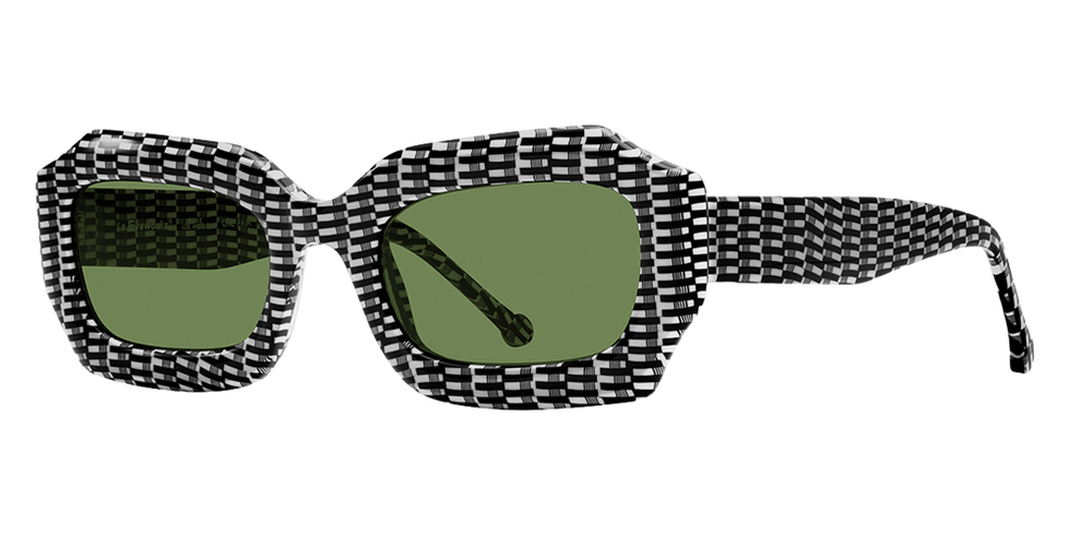 L.A. Eyeworks® Swami Geometric Sunglasses - 9621 Test Pattern