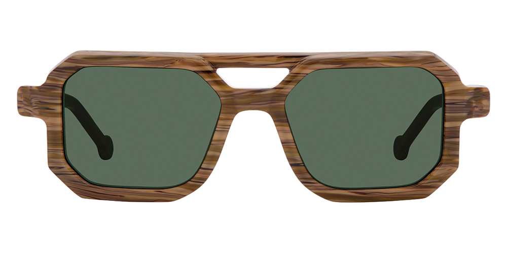 L.A. Eyeworks® Turismo Geometric Sunglasses - 644 Shoofly Pie