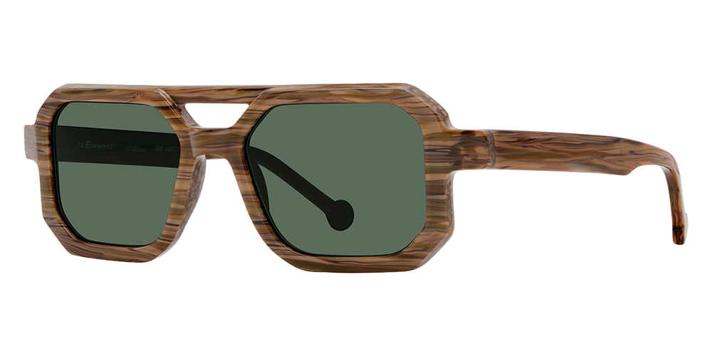L.A. Eyeworks® Turismo Geometric Sunglasses - 644 Shoofly Pie