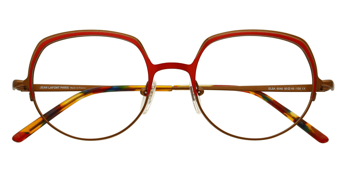 Lafont® Elsa LAF ELSA 6045 50 - Red 6045 Eyeglasses