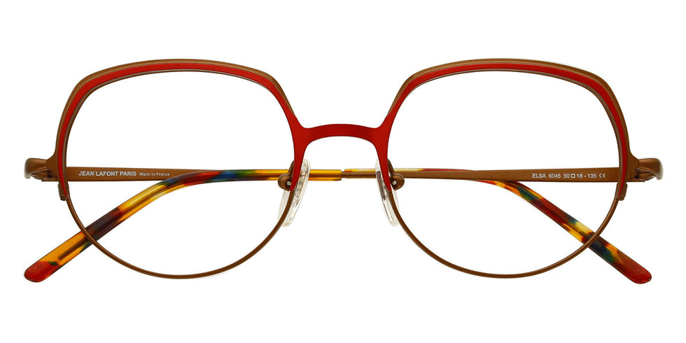 Lafont® Elsa LAF ELSA 6045 50 - Red 6045 Eyeglasses