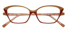 Lafont® Emeraude LAF EMERAUDE 6095 51 - Red 6095 Eyeglasses