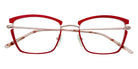 Lafont® Fado LAF FADO 6504 51 - Red 6504 Eyeglasses