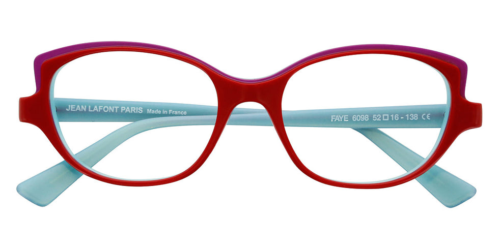 Lafont® Faye LAF FAYE 6098 52 - Red 6098 Eyeglasses