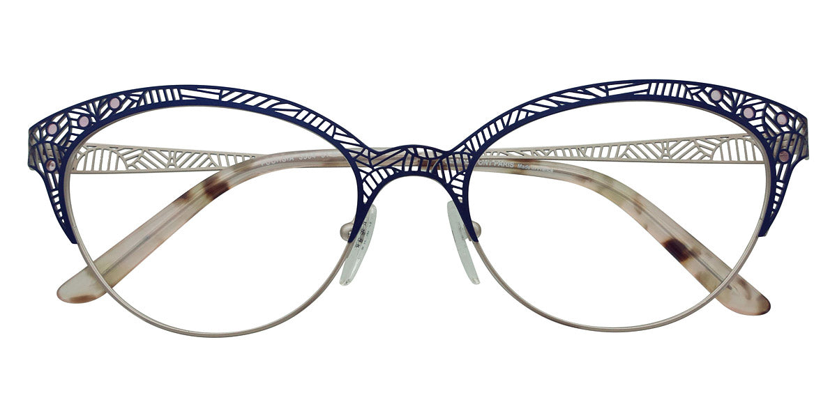 Lafont® Fuchsia LF FUCHSIA 3504 51 - Blue 3504  Eyeglasses 