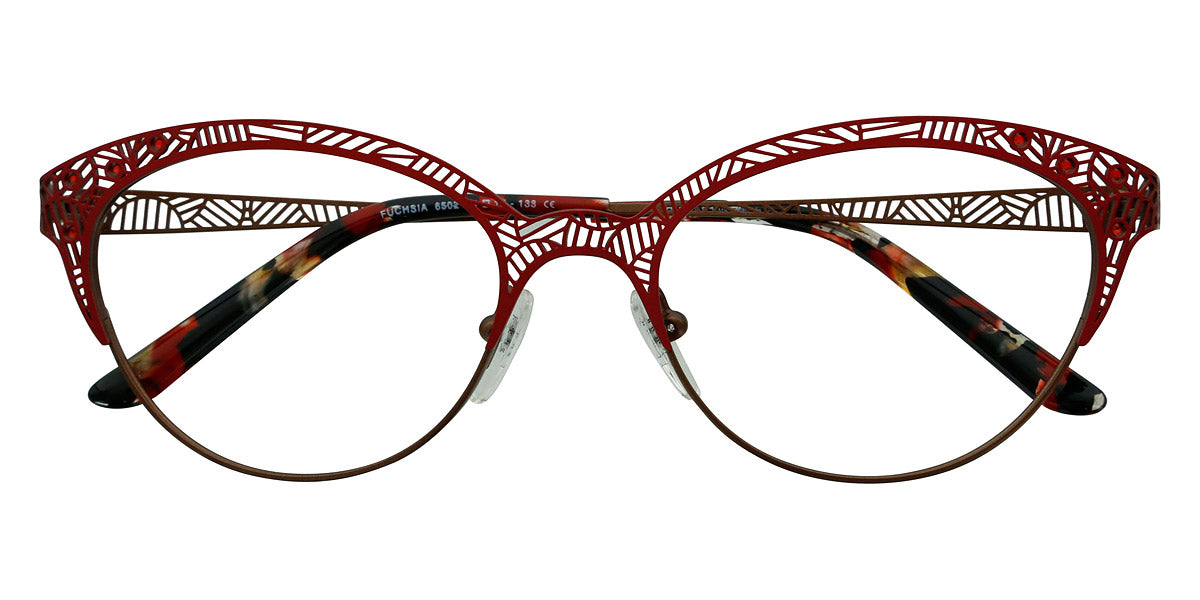 Lafont® Fuchsia LF FUCHSIA 6502 51 - Red 6502  Eyeglasses 