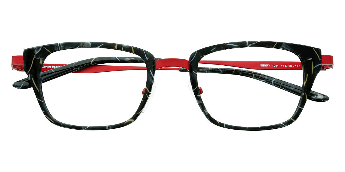Lafont® Gerry LF GERRY 1081 47 - Red 1081  Eyeglasses 