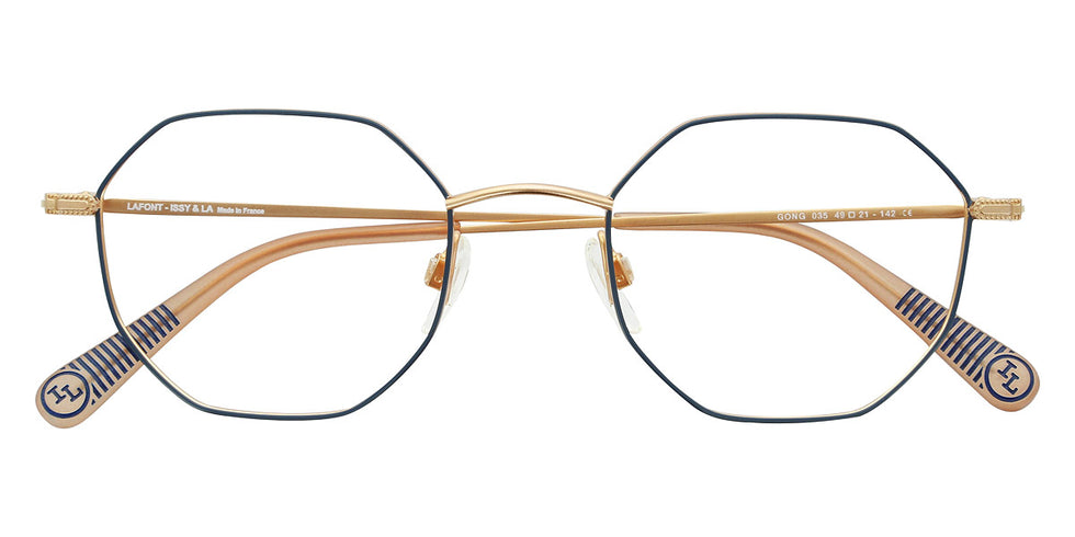 Lafont® Gong LAF GONG 035 49 - Blue 035 Eyeglasses