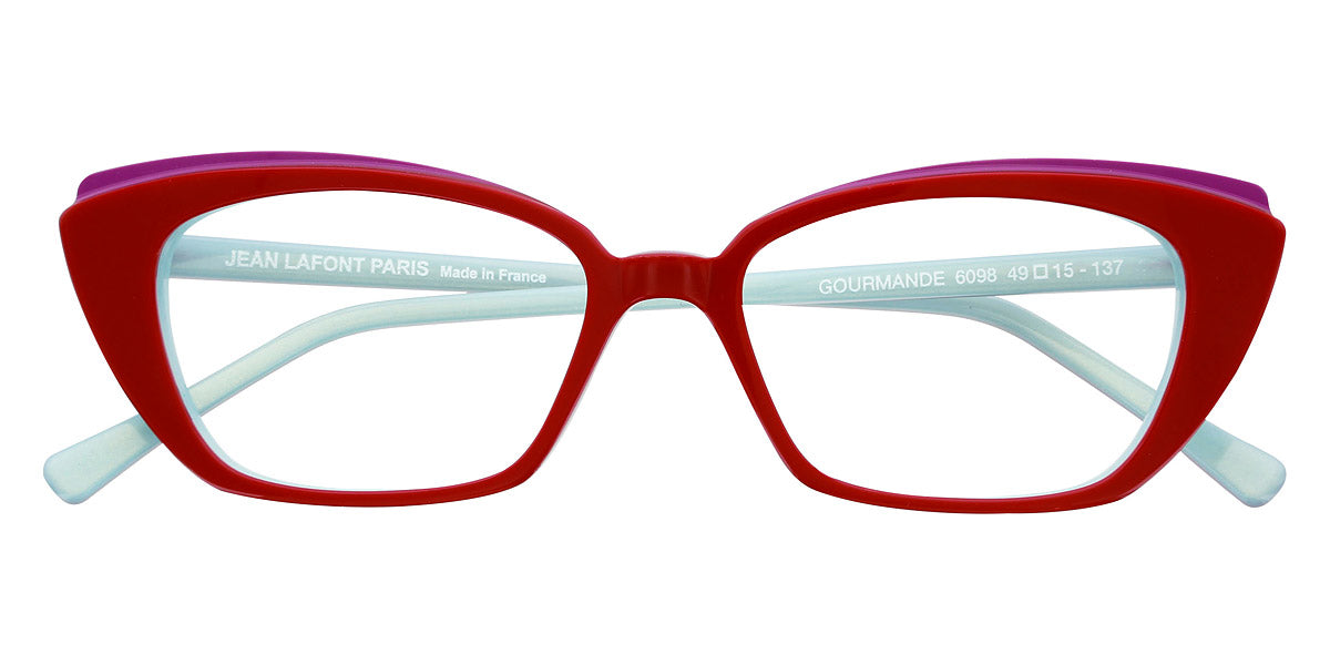 Lafont® Gourmande LF GOURMANDE 6098 49 - Red 6098  Eyeglasses 