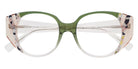 Lafont® Hybride LAF HYBRIDE 4048 51 - Green 4048 Eyeglasses