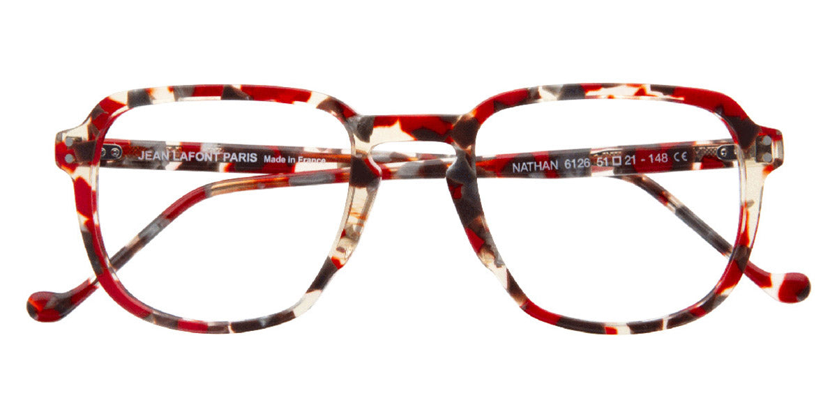 Lafont® Nathan LAF NATHAN 6126 51 - Red 6126 Eyeglasses
