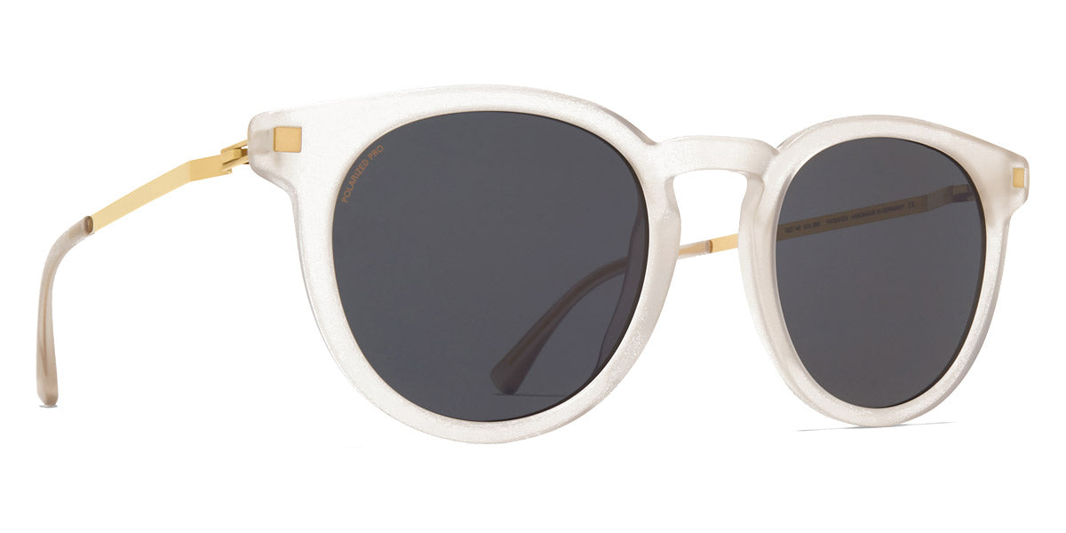 Mykita® LAHTI MYK LAHTI C101 Matte Champagne/Glossy Gold / Polarized Pro Hi-Con Grey 50 - C101 Matte Champagne/Glossy Gold / Polarized Pro Hi-Con Grey Sunglasses