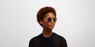 Mykita® LAHTI MYK LAHTI C101 Matte Champagne/Glossy Gold / Polarized Pro Hi-Con Grey 50 - C101 Matte Champagne/Glossy Gold / Polarized Pro Hi-Con Grey Sunglasses