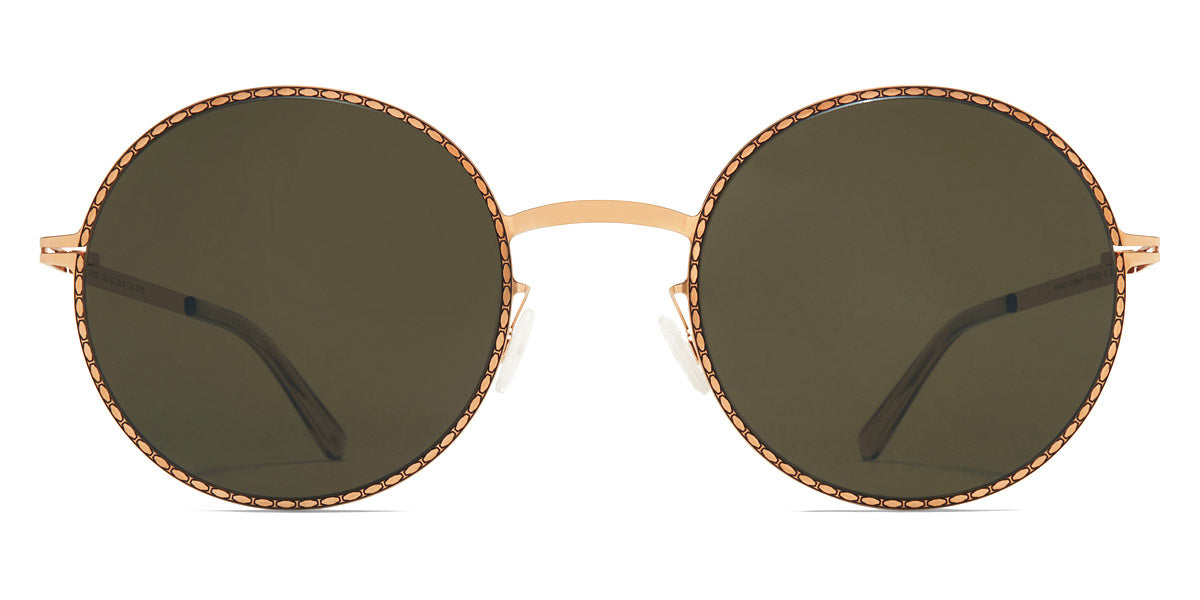 Mykita® LALE MYK LALE Champagne Gold/Black / Raw Green Solid 50 - Champagne Gold/Black / Raw Green Solid Sunglasses
