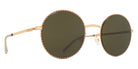 Mykita® LALE MYK LALE Champagne Gold/Black / Raw Green Solid 50 - Champagne Gold/Black / Raw Green Solid Sunglasses