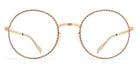 Mykita® LALE MYK LALE Champagne Gold/Black 50 - Champagne Gold/Black Eyeglasses